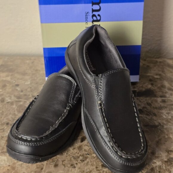 Freeman Other - Boys' Freeman Little Kid Black Loafers Dress Shoes Party School Shoes Size 1